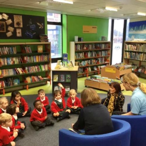 Kindergarten Library visit